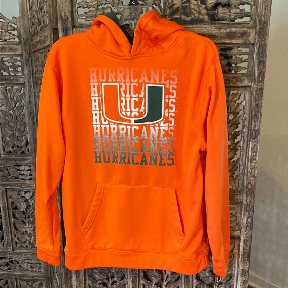 UM Stadium Athletics Youth Vibrant Orange Sweatshirt